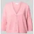 comma relaxed fit cardigan van viscosemix in brei-look