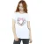 Disney Dames/Dames Minnie Mouse Bloemen Katoenen Strik Boyfriend T-shirt (Wit)