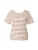 ONLY Shirt ‘ONLJANA’  kastanjebruin / wit