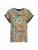 19V69 ITALIA Shirt ‘Lulu Baroque’  beige / lichtblauw / kreeft / zwart