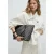 Mango shopper donkerblauw