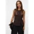 VERO MODA gilet donkerbruin