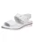 WALDLÄUFER Sandalen met riem ‘Hakura’  wit