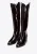 Wittchen Dames lakleren cowboylaarzen hoog donker bordeauxrood donker bordeaux