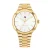Tommy Hilfiger  goudenkleurige dames horloge met witte wijzerplaat