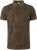 No Excess Polo Print Army Groen