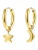 Hey Happiness Oorbellen ‘Lunar Glow’  goud