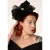 Lady Lou fascinator in zwart