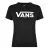 Vans Dames/Dames Logo T-Shirt (Zwart)