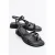 Antas Met bandjes Leer Plat Sandalen (Women)