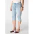 MS Mode skinny regular waist capri light blue denim