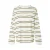 PIECES oversized gestreepte top – lichtgeel