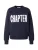 ABOUT YOU Sweatshirt ‘Fina’  navy / wit