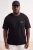 TRENDYOL MAN Heren Zwart Slogan Kort Oversized Grote maten T-shirts