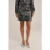 We Fashion Skirt Mini Length Silver