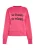 ROCKEASY Sweatshirt  pink / zwart