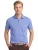 Poloshirt Brax blauw gemêleerd 100% katoen normale fit