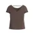 s.Oliver BLACK LABEL regular fit top met open rug – bruin