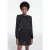 The Kooples Short Dress Little Hearts Black Black
