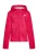 Schmuddelwedda Fleece jas  framboos / wit