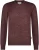 State Of Art Trui V-Hals Melange Bordeaux