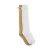 WE Fashion kniesokken – set van 2 goud/wit