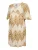 MAMALICIOUS Jurk ‘MLZENISA’  lichtbruin / wit