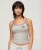 Superdry Vrouwen Athletic Essentials Branded Cami Top Grijs