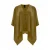 V-halsblouse in crêpe met dalende zijkanten dames Mat Fashion Airwashed