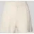 Gina Tricot Korte regular fit linnen broek met bandplooien