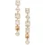 AllSaints Elora Drop Erngs Warm Brass