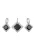 faina Sieraden set  zwart / zilver