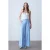 Hoge Taille Brede Pijpen Crepe Broek