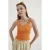 V-hals Gerimpeld Korte Top