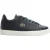 Lacoste Heren Lerond Set Croc Leather Flat Trainers (Marine / Wit)