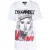 Dsquared2 V Twin Graphic Wit T-shirt