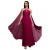 Vrouwelijke chiffon jurk met cape Goddiva Maxi