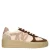 Manfield leren sneakers beige