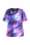 Ulla Popken Shirt  blauw / donkerblauw / rosa / zwart