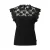Dames-T-shirt van gemengd kant QS