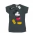 Disney Dames/Dames Mickey Mouse Klassiek Kick Katoenen T-Shirt (Donkere Heide)