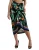 Paradijsvogel Print Geknoopte Midi Rok