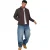 Brave Soul Heren Coach Jacket (Bruin)