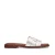Manfield leren slippers goud