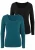 VIVANCE Shirt  petrol / zwart