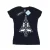 Disney Dames/Dames Frozen Kerstboom Katoenen T-Shirt (Marineblauw)