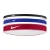 Nike Mixed Flex Classic Hoofdband (Set van 3) (Game rood/universiteitsrood/wit)