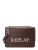 REPLAY Schoudertas  donkerbruin / zilver