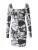 Nasty Gal Jurk  grijs / zwart / wit