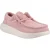 HEYDUDE Wendy COMF Suède Leren Dames Roze Roze/Flonker Rosa Moccasins Schoenen